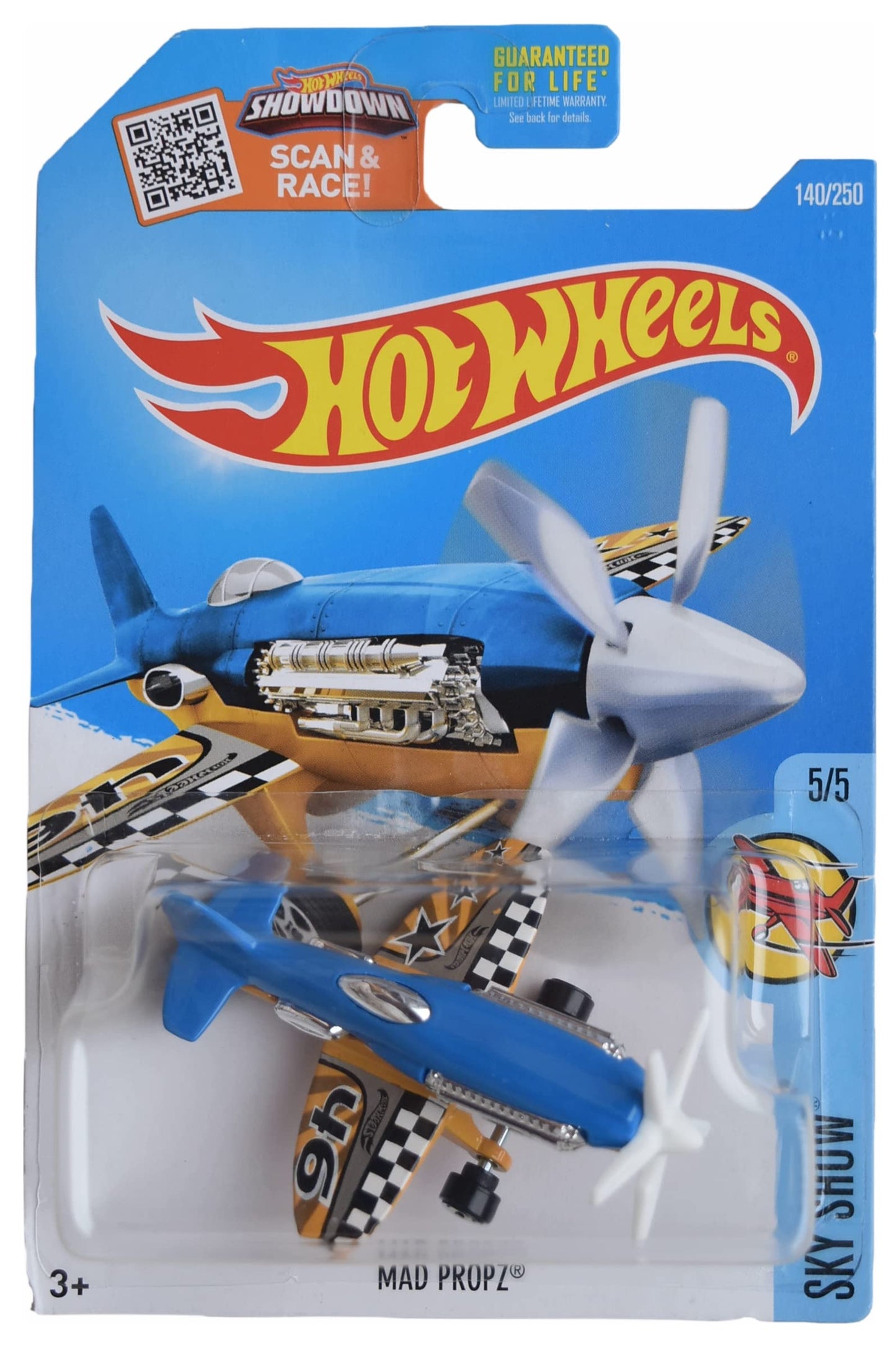 Hot Wheels Madd Propz, [Blue] 140/250 Sky Show 5/5