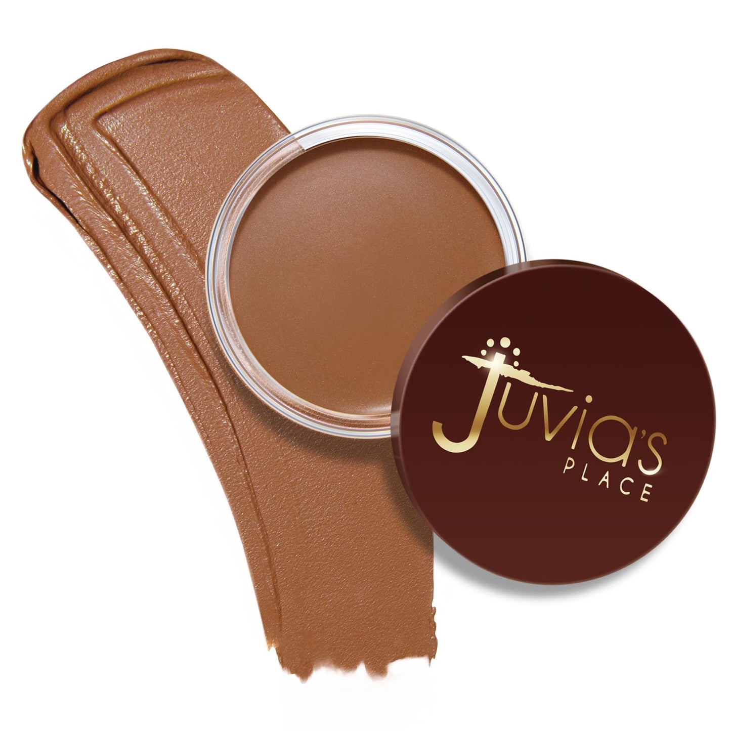 Juvia's Place Bronzed Cream Bronzer - Caramel - Smooth Cream Bronzer Pot for Sun-Kissed Glow & Warmth, Buildable & Blendable Makeup Contour
