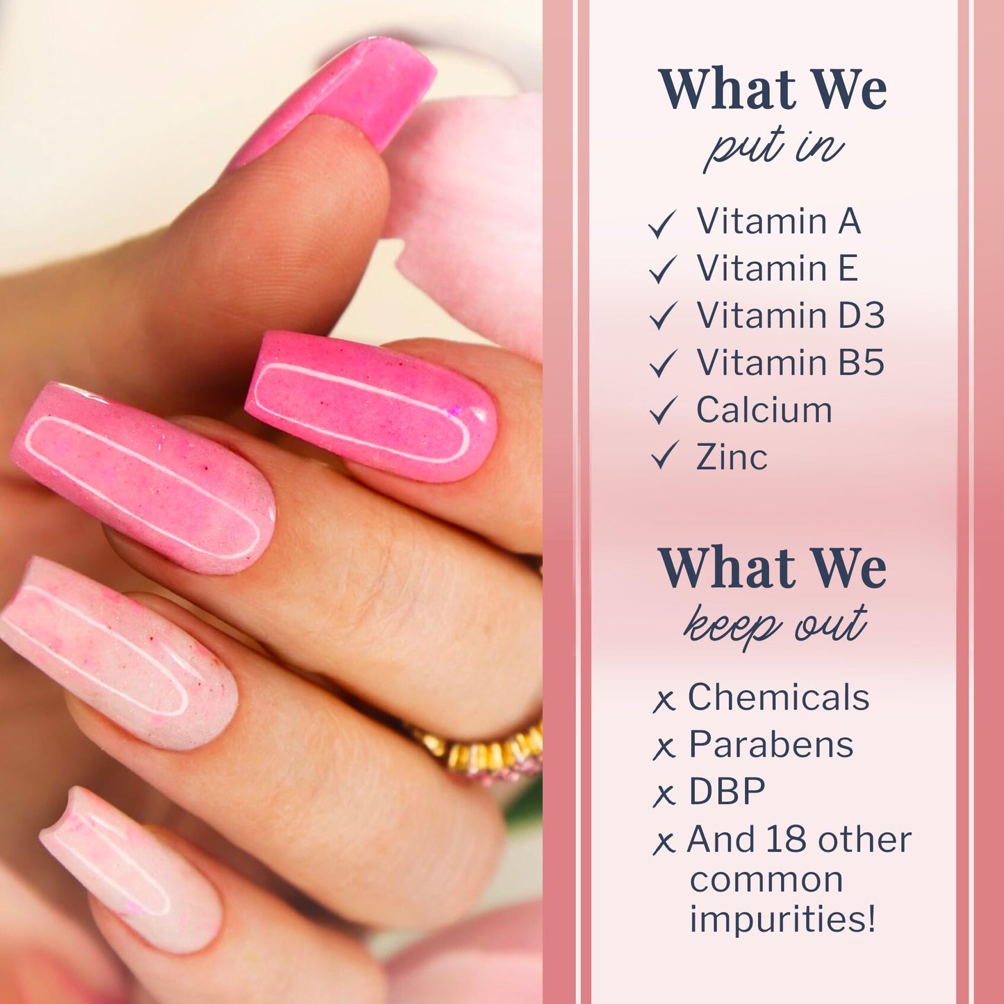 SNS Nail Dip Powder, Gelous Color Dipping Powder - Classy Cocktail Dress (Pink, Shimmer) - Long-Lasting Acrylic Nail Color & Polish Lasts 14 Days Beauty & Personal Care SNS Healthy Natural Nails
