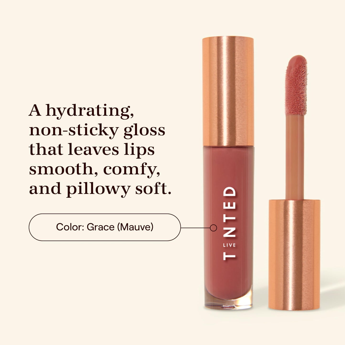 Live Tinted Huegloss High-Shine Lip Gloss - Hydrating, Non-Sticky, Moisturizing Lip Gloss with Hyaluronic Acid, Coconut Oil, and Shea Butter For a