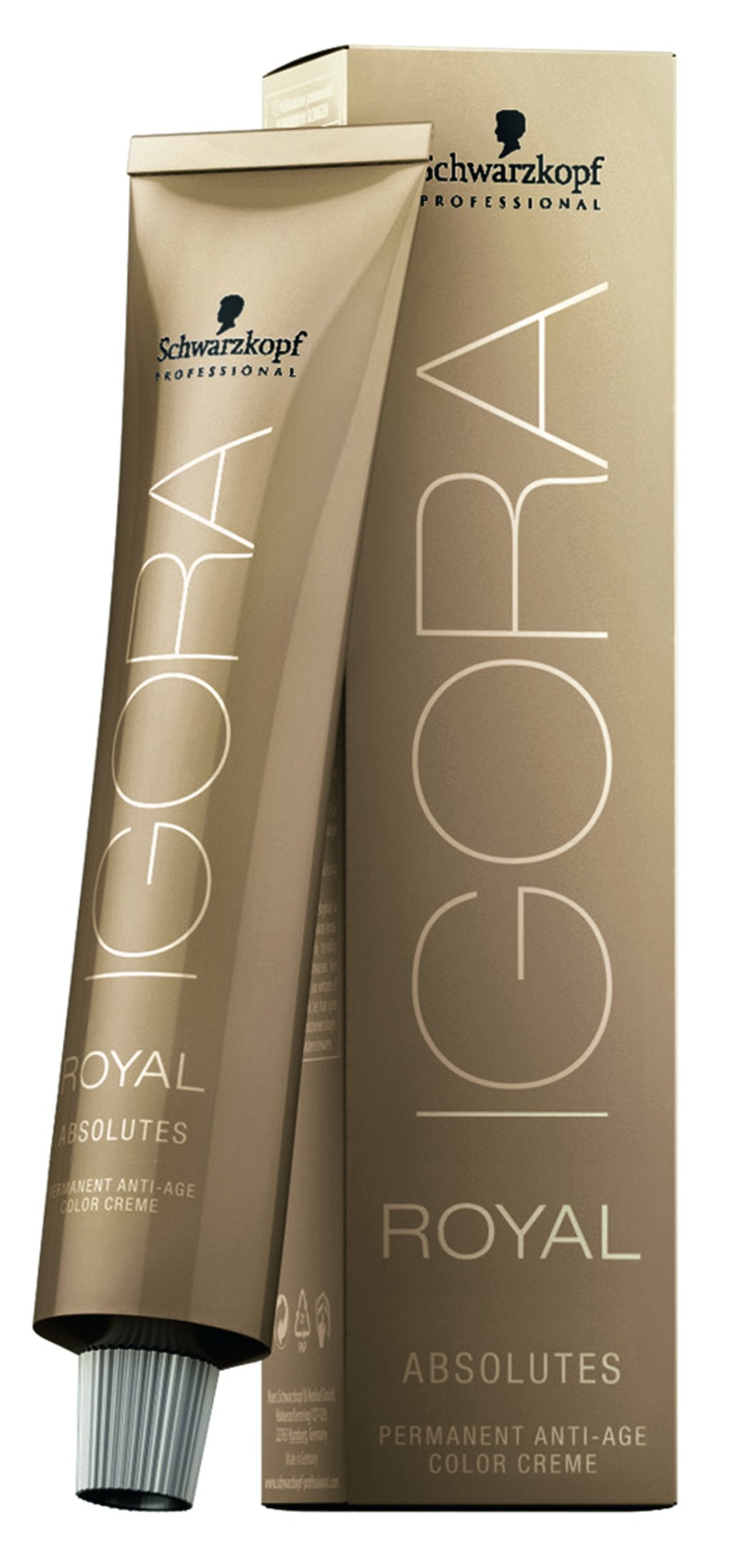 Schwarzkopf Igora Royal Absolute 7-60- Medium Blonde Chocolate Natural Hair Colour/Tint 60ml Tube by Ignora Royal
