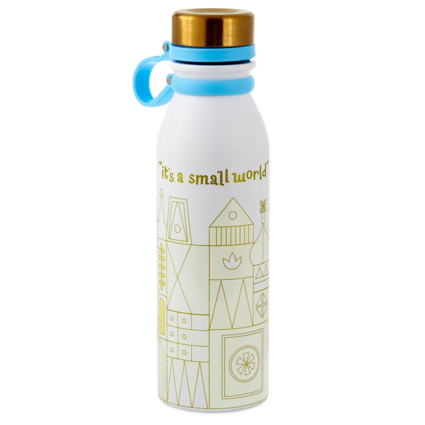 Hallmark Disney Color-Changing Water Bottle, 30 oz. (It's a Small World) Gift for Kids, Teens, Collectors