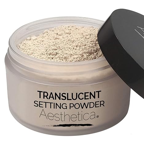 Aesthetica Translucent Setting Powder - Matte Finishing Makeup Loose Setting Powder - Flash Friendly Translucent Powder Foundation - Loose Face Powder