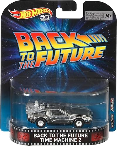 Hot Wheels 2018 Retro Entertainment. Back to The Future Time Machine 2 DeLorean