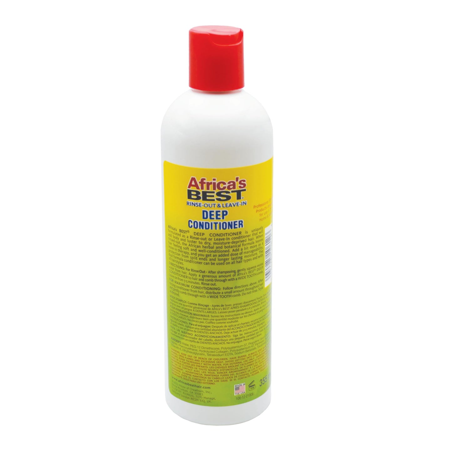 Africa's Best Rinse Out and Leave in Deep Conditioner, 12 Ounce (CH110612)