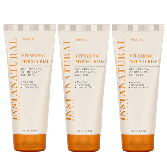 InstaNatural Vitamin C Moisturizer Face Cream, Reduces the Look of Fine Lines and Wrinkles, Moisturizing Lotion for Dry Skin with Aloe Vera