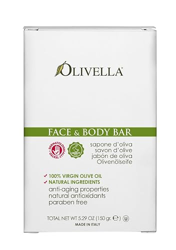 Olivella Face and Body Soap, 5.29 Ounce