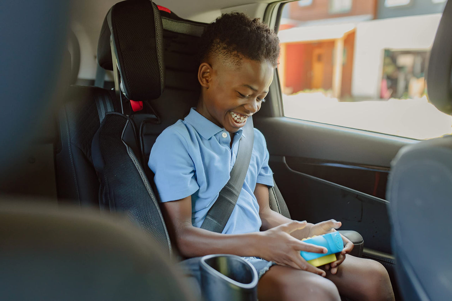 Pop It! Pro - The Original Light Up, Pattern Popping, Pop It! Game from Buffalo Games,Blue and Yellow