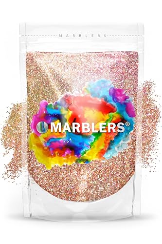 MARBLERS Holographic Glitter [Holo French Pink] 3oz (85g) | Fine | Non-Toxic, Vegan, Cruelty-Free | Face, Body, Eyeshadow, Hair, Festival, Party