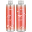 YouthLock Shampoo & Conditioner Set Formulated with Collagen | Youthful Body & Bounce | Reduce Breakage & Frizz | Free of SLS/SLES Sulfates | 33.8 Fl