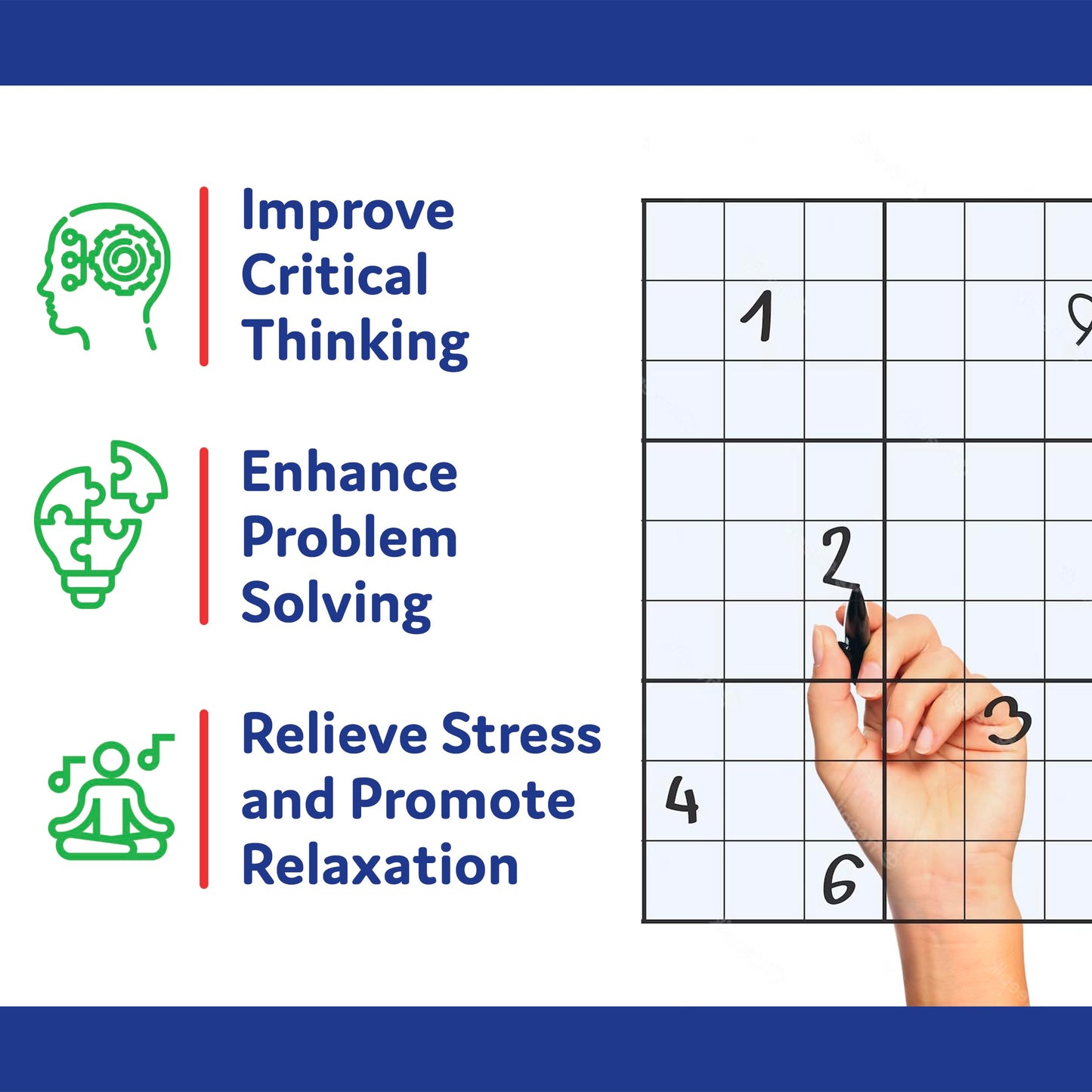 Activity Books for Adults – 4-Volume Set with 100+ Pages of Stress-Relief Puzzles: Sudoku, Color by Number, Mosaics & Inspirational Quotes