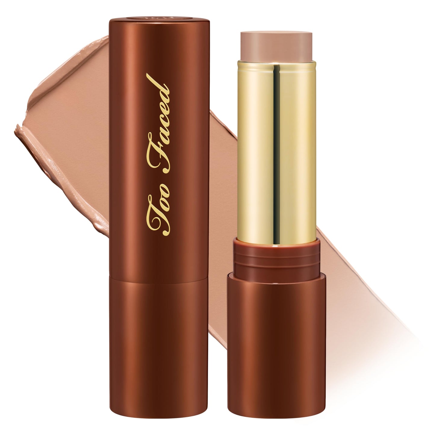 Too Faced Chocolate Soleil Melting Bronzing & Sculpting Stick | Multi-Use, Contour + Cream Bronzer Stick | Lightweight, Satin-Finish with Buildable