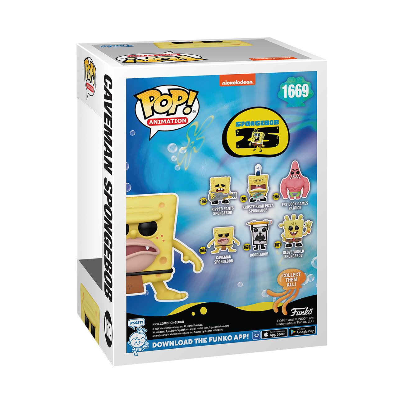 Funko POP! TV: Spongebob Squarepants 25th Anniversary - Caveman SB - Collectable Vinyl Figure - Gift Idea - Official Merchandise - for Kids & Adults…