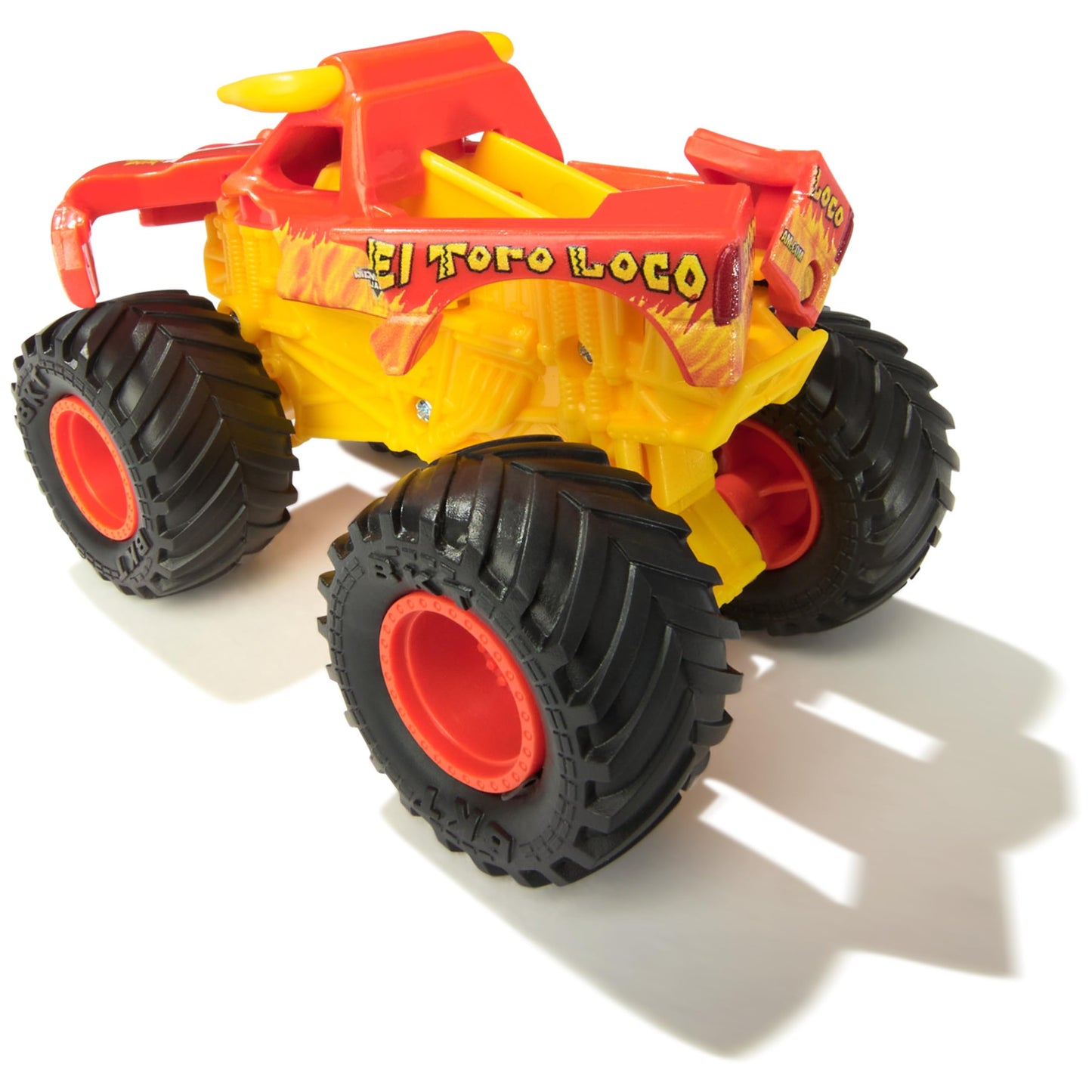 Monster Jam Smash & Bash 2-Pack – Megalodon & El Toro Loco 1:64 Die-Cast Repairable Monster Trucks, Kids Toys Ages 3+