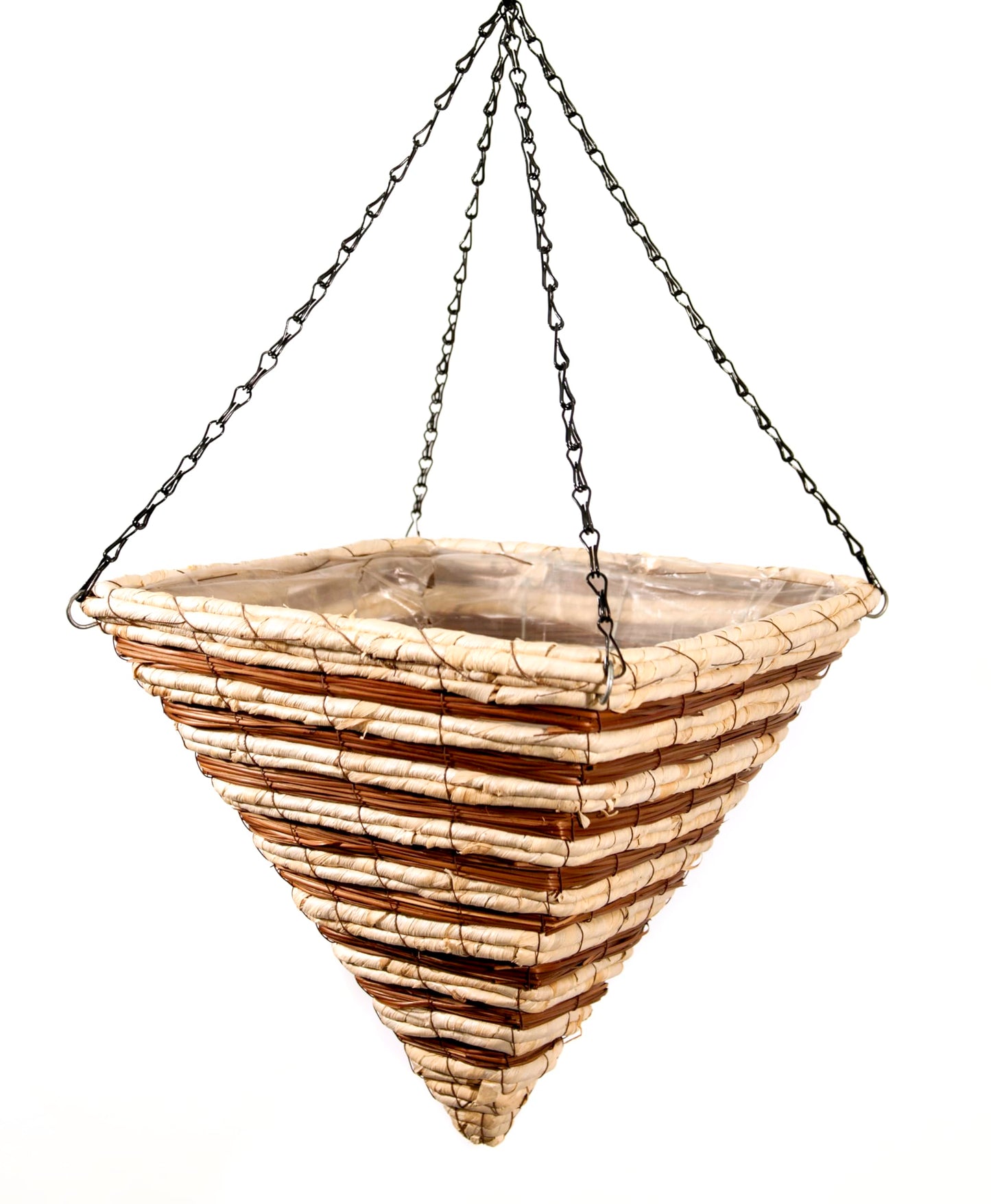 SuperMoss (29630) Wood Woven Baskets - Pyramid Style, Stratton 14"