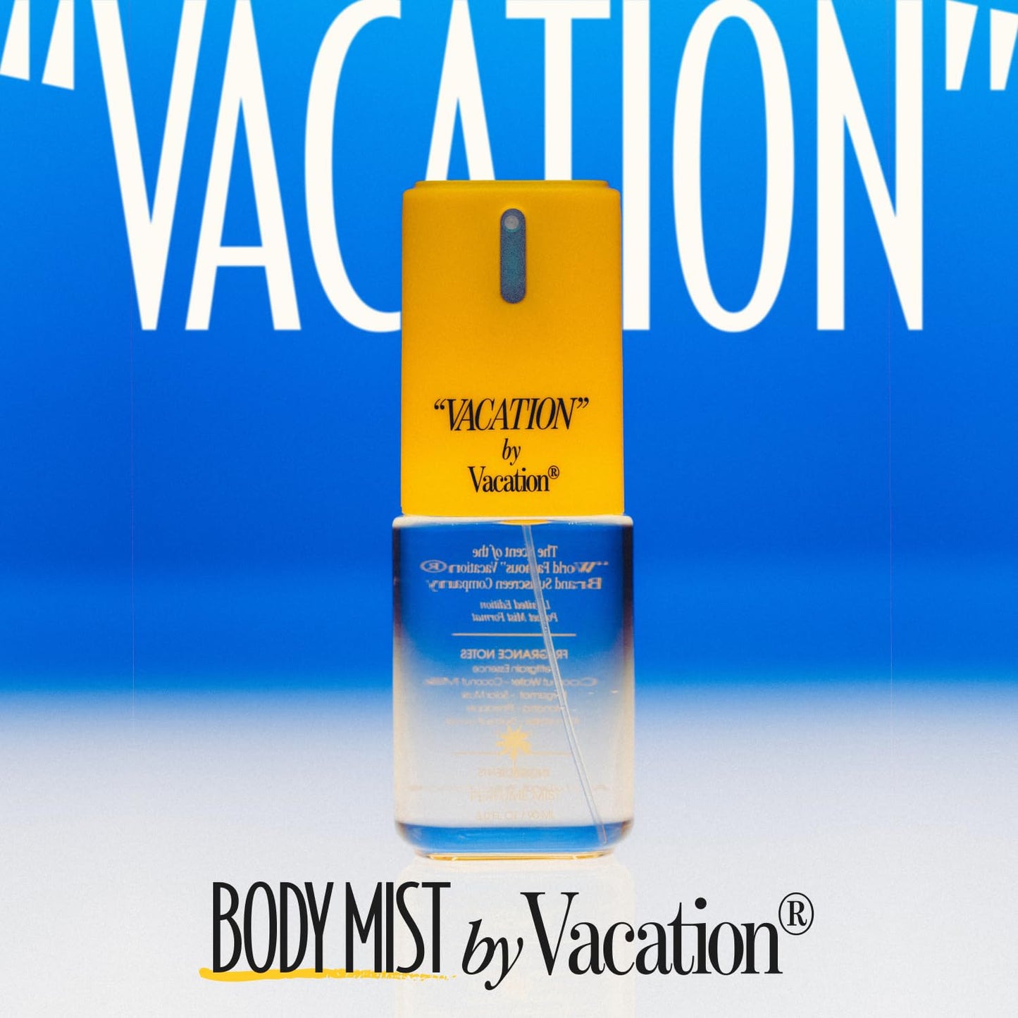 VACATION Body Mist and Perfume for Women, 3 Fluid Ounces - Coconut and Banana Beach Body Spray, Summer Fragrance, Layerable Eau de Toilette, Travel Beauty and Personal Care VACATION
