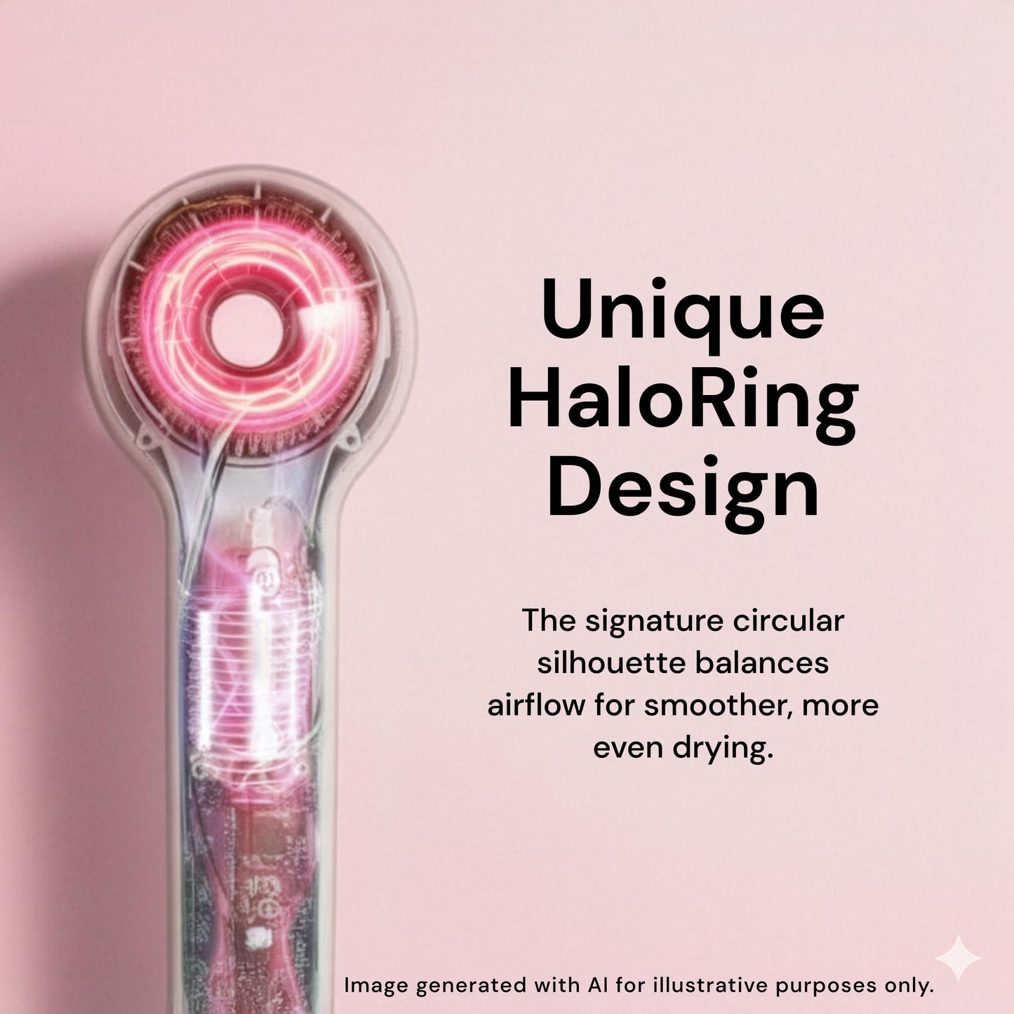 L'ANGE HAIR Axia HaloRing Ionic Hair Dryer | High Speed Professional Blow Dryer for Smooth, Frizz-Free Styles | Lightweight Brushless Motor Beauty and Personal Care L'ANGE HAIR