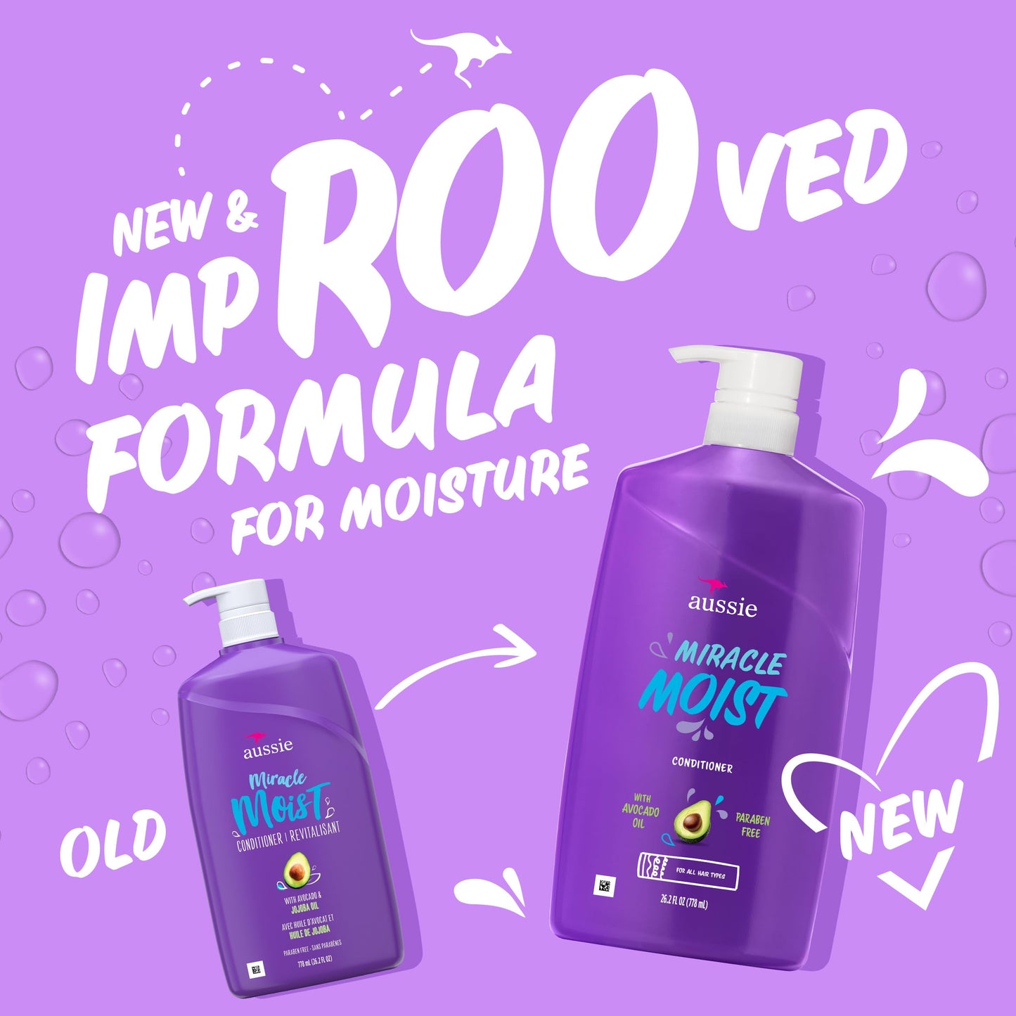 Aussie Miracle Moist with Avocado & Jojoba Oil, Paraben Free Conditioner, 26.2 fl oz Beauty and Personal Care Aussie