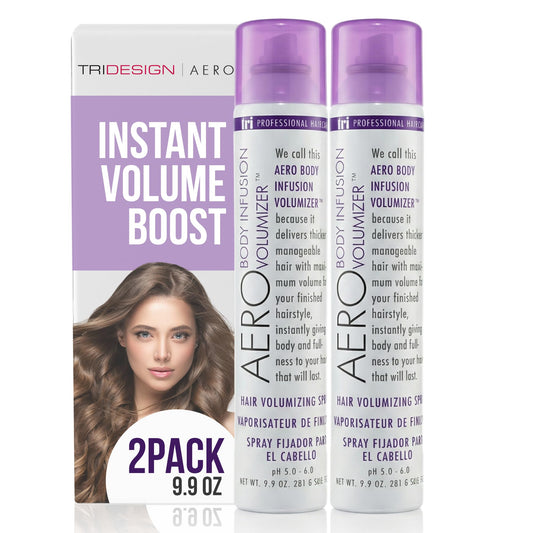 TRIDESIGN Aero Body Infusion Volumizer - Achieve Maximum Volume & Enhanced Texture, Weightless Formula for Root Lift & Fullness, Adds Body & Shine