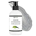 Zatural Neem Scalp & Hair Conditioner | Deep Conditioning Formula with Botanical Extracts | Supports Hair Softness, Shine, and Manageability (8 Fl Oz)