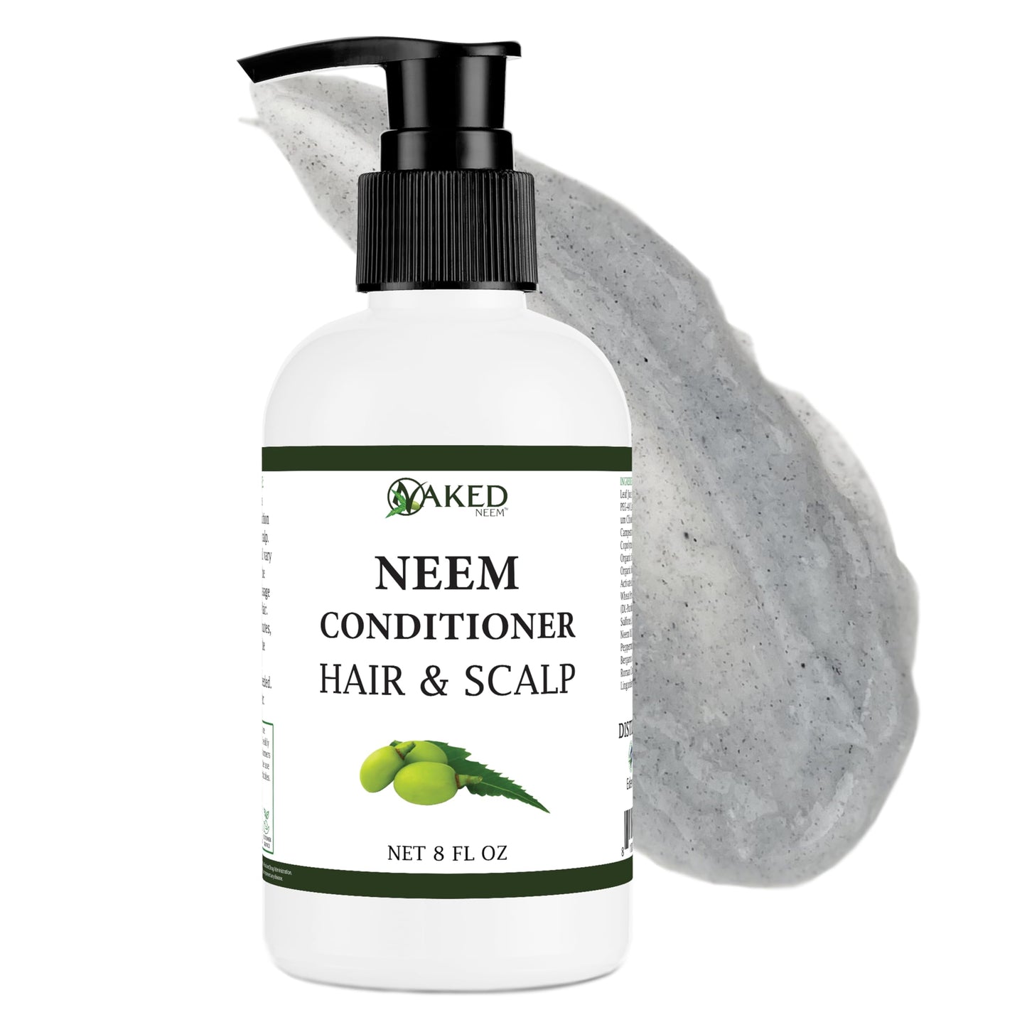 Zatural Neem Scalp & Hair Conditioner | Deep Conditioning Formula with Botanical Extracts | Supports Hair Softness, Shine, and Manageability (8 Fl Oz)