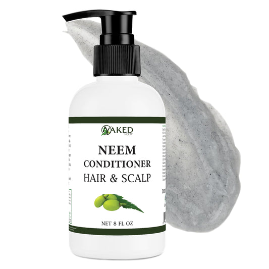 Zatural Neem Scalp & Hair Conditioner | Deep Conditioning Formula with Botanical Extracts | Supports Hair Softness, Shine, and Manageability (8 Fl Oz)
