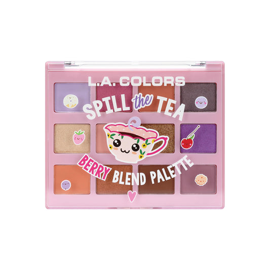 L.A. COLORS Let's Talk Tea Eyeshadow, Berry Blend CES433