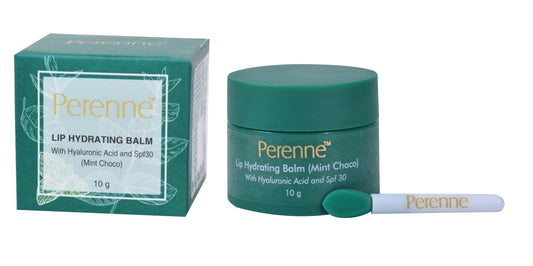 Perenne Lip Hydrating balm For (Mint Choco) With Hyaluronic acid and SPF (10 gm) Beauty and Personal Care Perenne