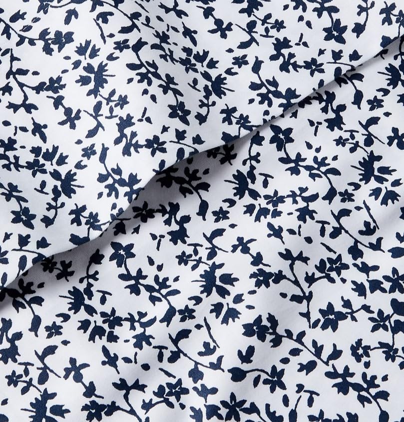 Lauren Ralph Lauren Spencer Floral King Pillowcases Set Navy Blue White (King)
