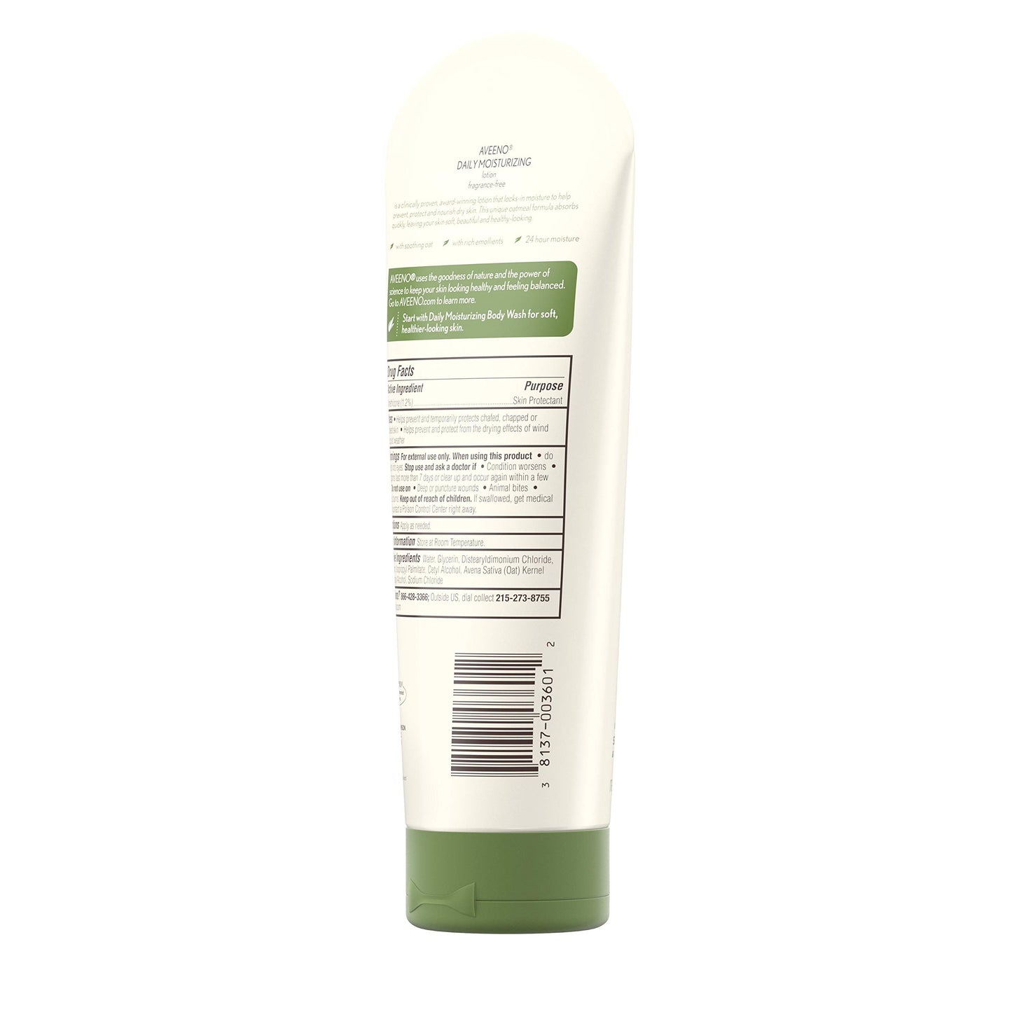 Active Naturals Daily Moisturizing Lotion by Aveeno, Fragrance Free, 8 Ounces