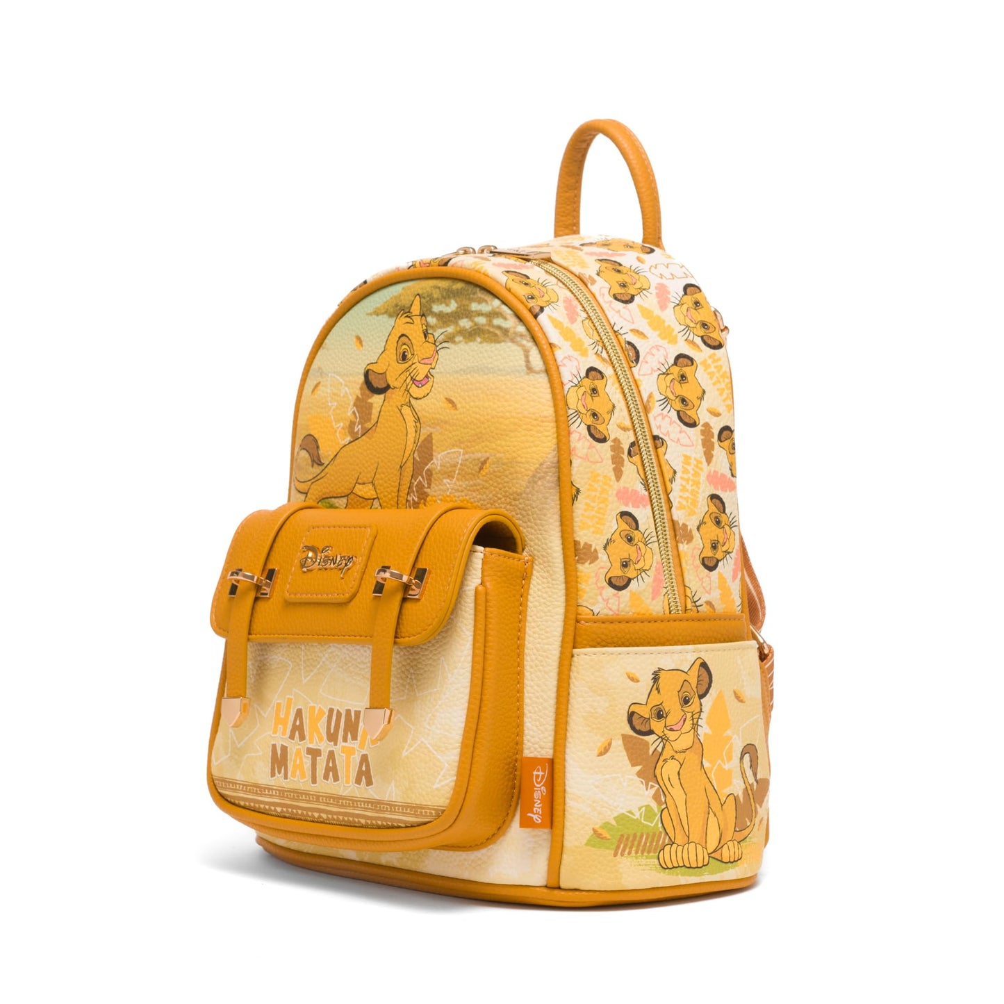 Wondapop Disney The Lion King 11" Vegan Leather Fashion Mini Backpack