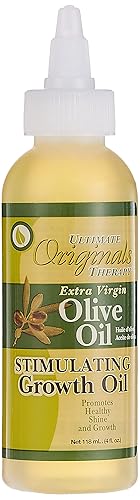 Originals by Africa's Best Therapy Extra Virgin Olive Oil Stimulating Growth Oil, Penetrates & Rejuvenates Hair, Skin and Nails, All Day Long