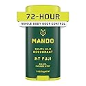 Mando Whole Body Deodorant For Men - Smooth Solid Stick - 72 Hour Odor Control - Aluminum Free, Baking Soda Free, Skin Safe - 2.6 Ounce (Mt Fuji)