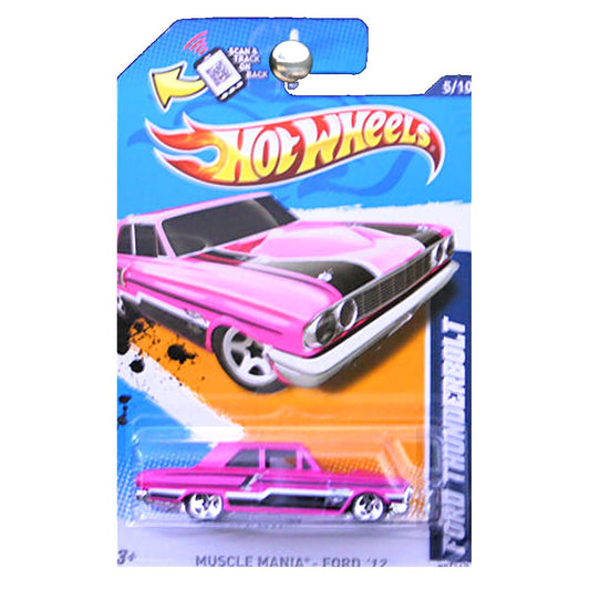 Hot Wheels 2012 Muscle Mania Ford Thunderbolt Walmart Pink
