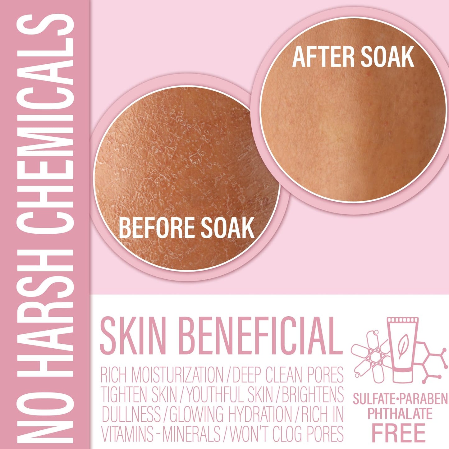 Luxiny Vegan Milk Bath Soak Made with Moisturizing Coconut Milk Powder & Sweet Almond Oil for a Bath Bomb Dust Soothing Fizz & Relaxing Soak, 8 oz.…