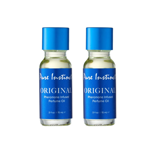 Pure Instinct (2-Pack - The Original Pheromone Infused Essential Oil Perfume Cologne - Unisex For Men and Women - TSA Ready