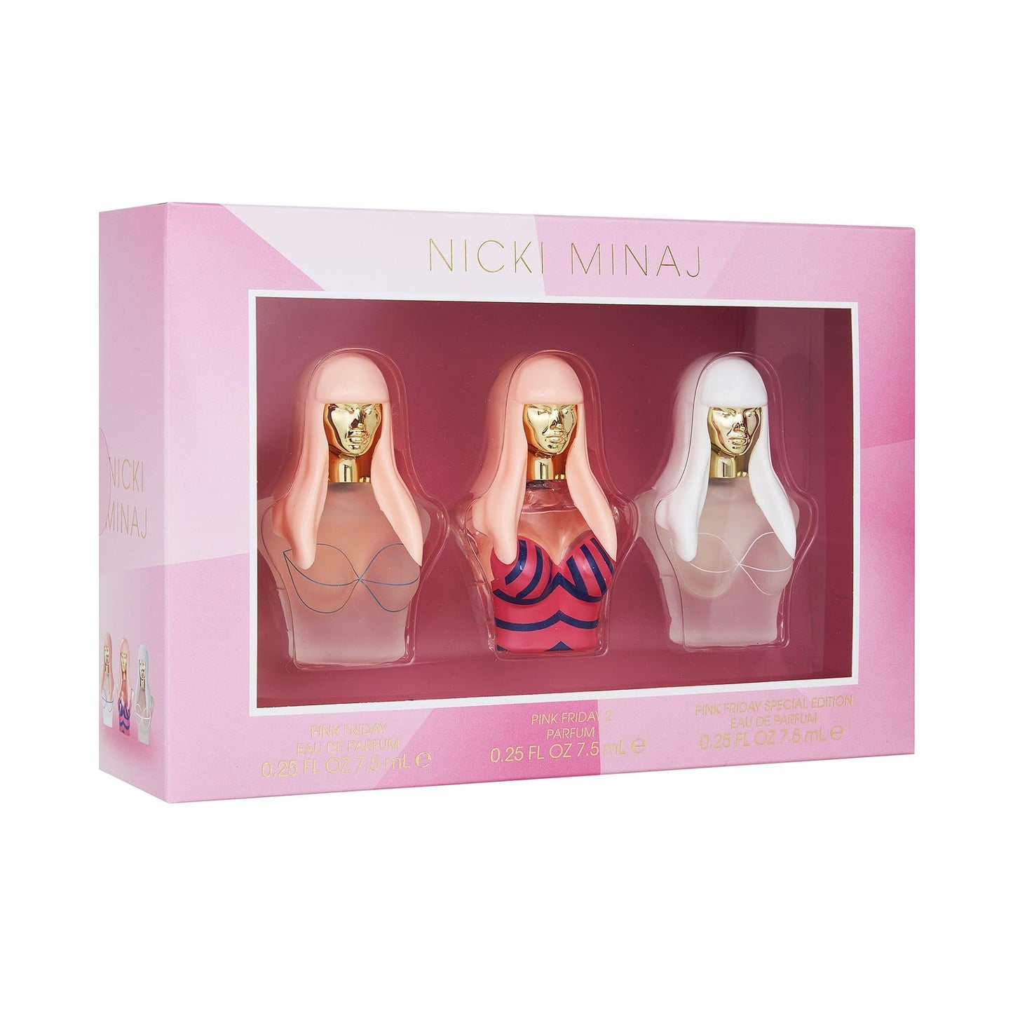 Nicki Minaj Mini 3 Piece Gift Set (Pink Friday) 0.25 oz / 7 mL