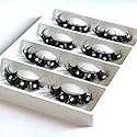 Mink Lashes with Glitter Rhinstones for Party Dramatic Diamond Decorative Gem Eyelashes (crystal)