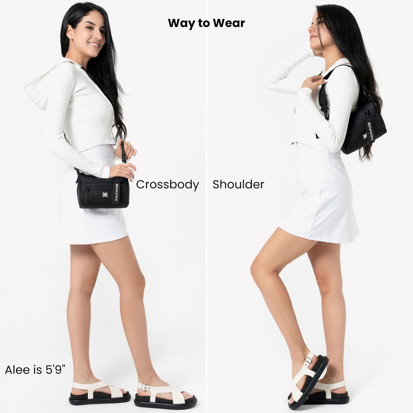 Sherpani Skye, Small Crossbody Purse, Nylon Crossbody Bag, Lightweight Cross Body, Handbags, Travel Purses for Women, Travel Gift, RFID Protection…