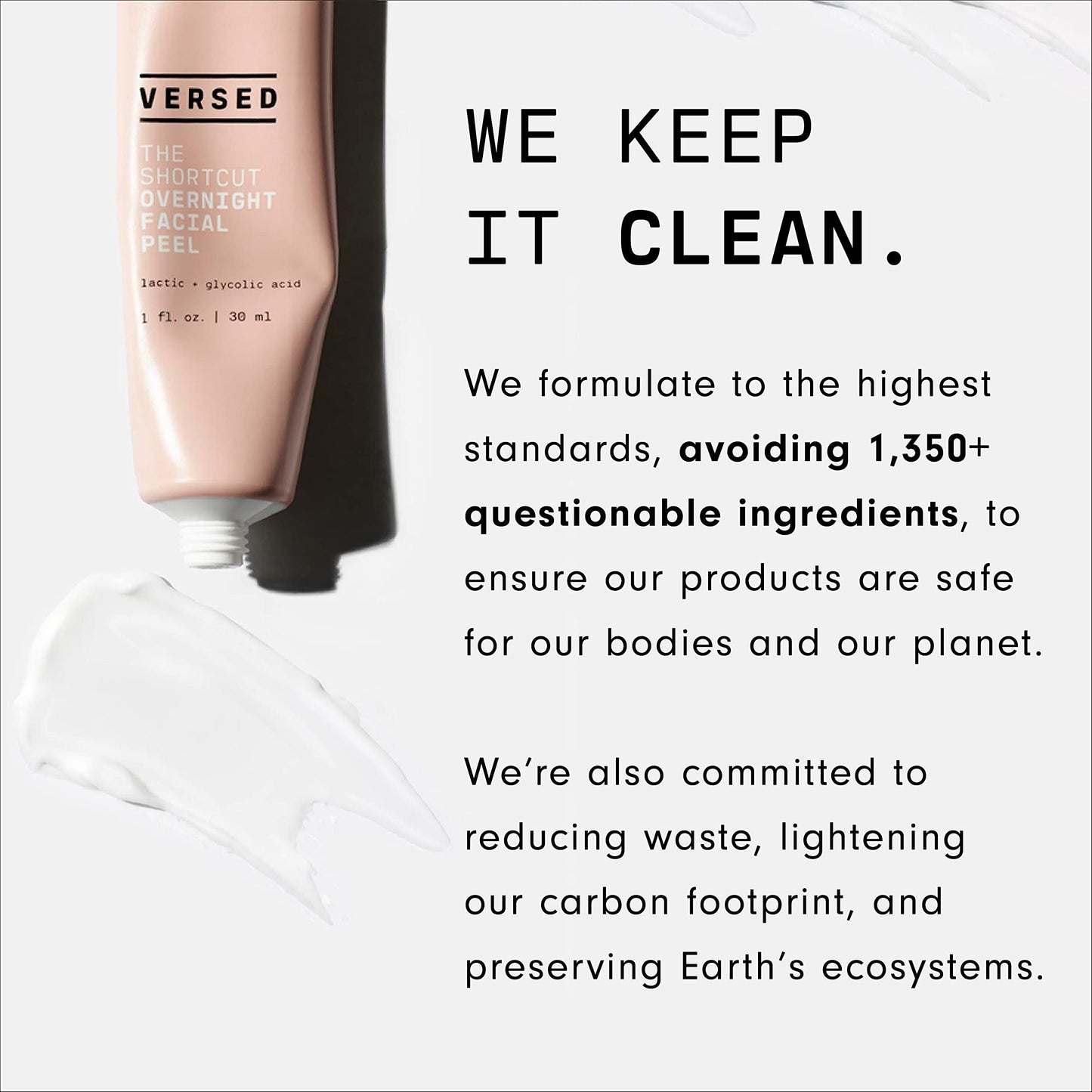 Versed Zero-G Smoothing Eye Cream - Smoothing Algae Extract, Firming Peptides and Deeply Moisturizing Olive Oil - Vegan Eye Cream For Wrinkles
