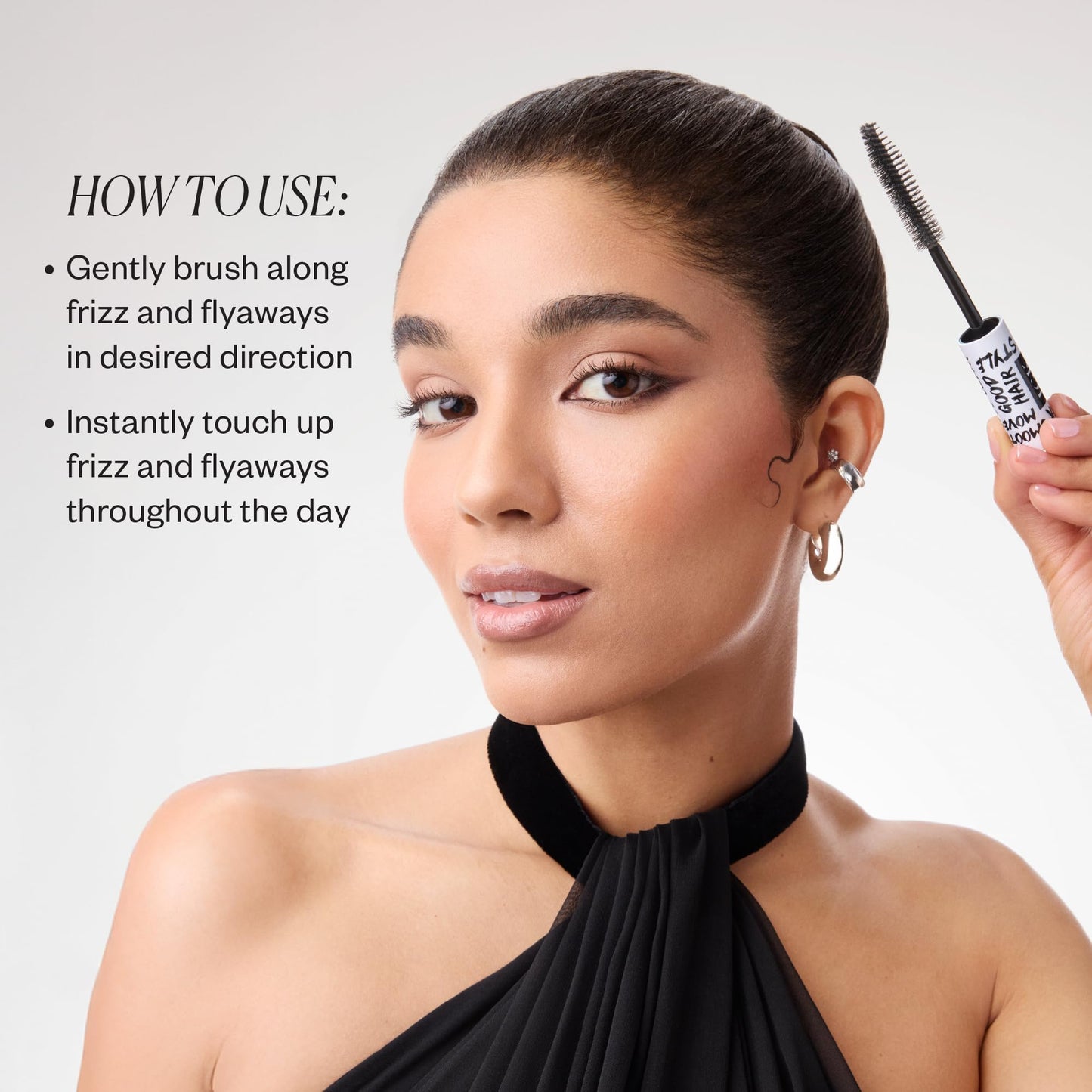 IGK Good Behavior Frizz & Flyaway Taming Wand | Instantly Smooths Flyaways, Slicks Back Styles & Details Edges | 24-Hour Frizz Control | Vegan +