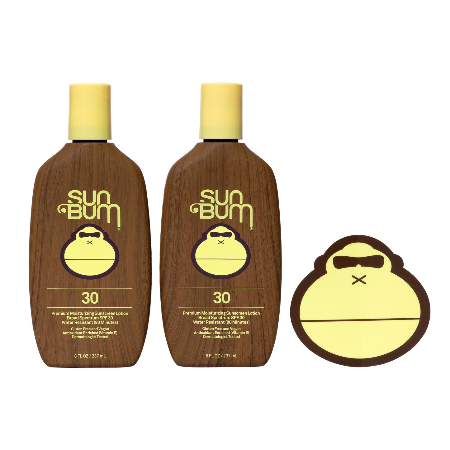 Sun Bum Original Moisturizing Sunscreen Lotion SPF 30 with Sonny Sticker, Vegan and Hawaii 104 Act Compliant Octinoxate & Oxybenzone Free, Broad