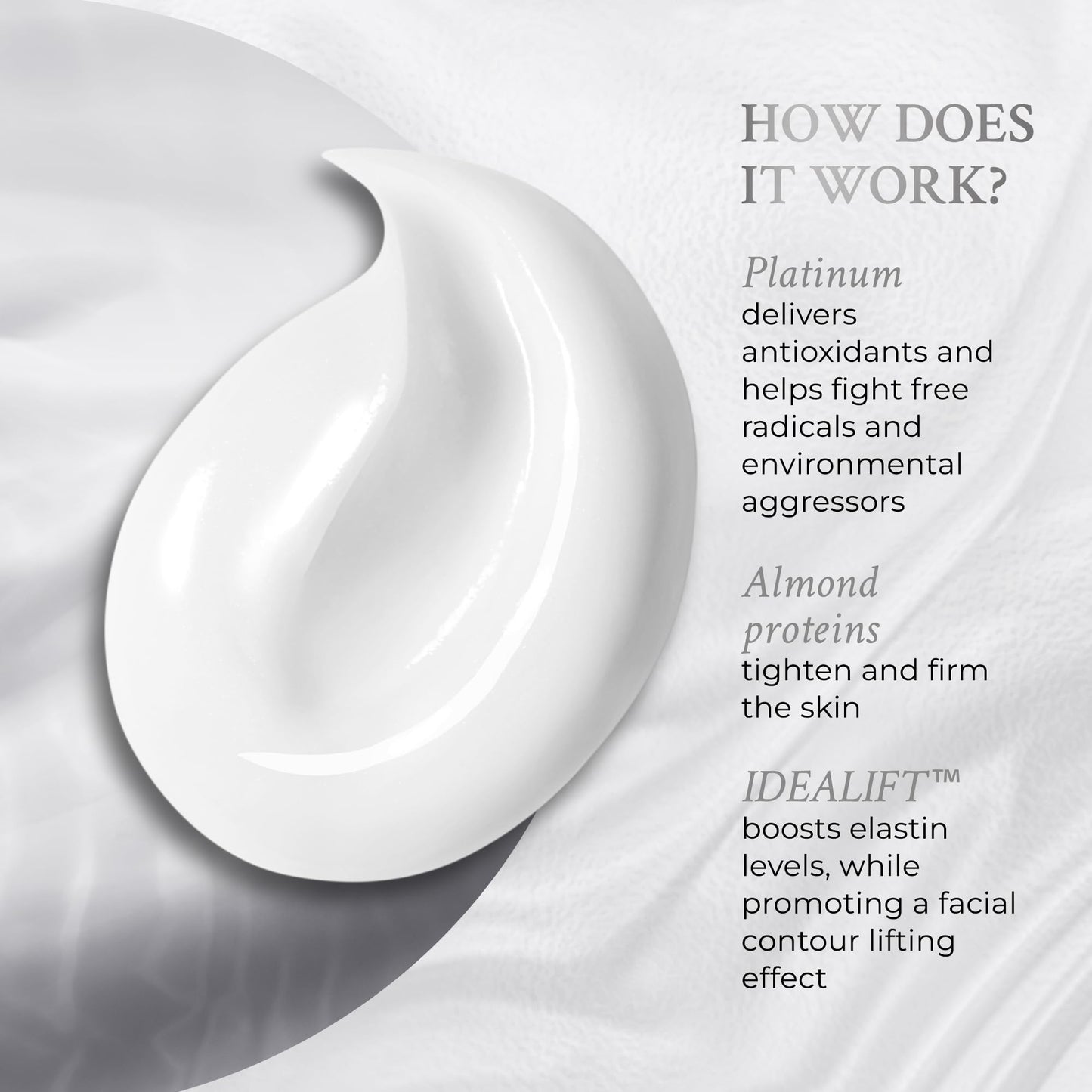 PRAI Beauty Platinum Firm and Lift Creme, Firming and Hydrating Face Moisturizer for Dry Skin and All Skin Types, Face Moisturizer for Skin Firming