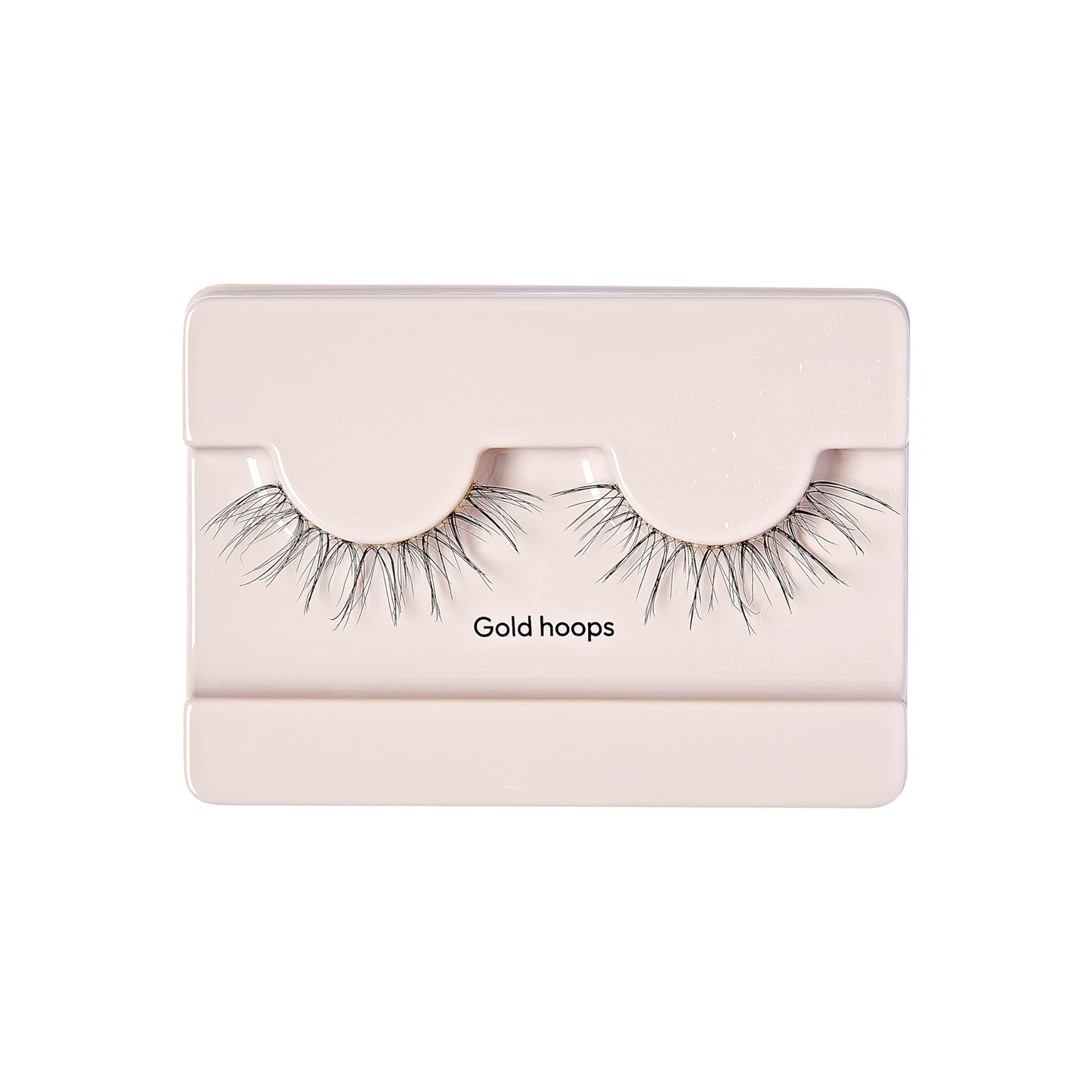 KISS The New Natural, False Eyelashes, 'Gold Hoops', 12mm, Includes 1 Pair Of Lash, Easy to Apply, Reusable Lash Clusters
