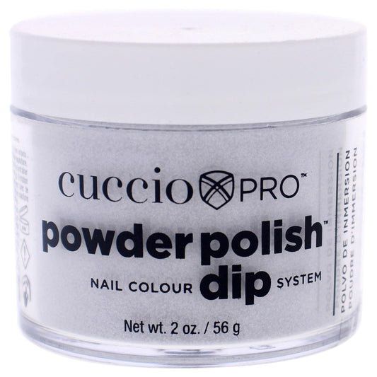 Cuccio Pro Powder Polish Dip - Silver Glitter - Nail Lacquer for Manicures & Pedicures, Easy & Fast Application/Removal - No LED/UV Light Needed Beauty & Personal Care Cuccio