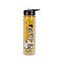 Avatar: The Last Airbender Chibi Characters Water Bottle | BPA-Free Plastic Bottle With Screw Top And Flip-Up Straw Lid | Sports Hydration | Holds 16