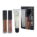 MAC Cosmetics Glossed Out Lipglass Trio - Oh Baby, Nymphette and Lipglass Clear.