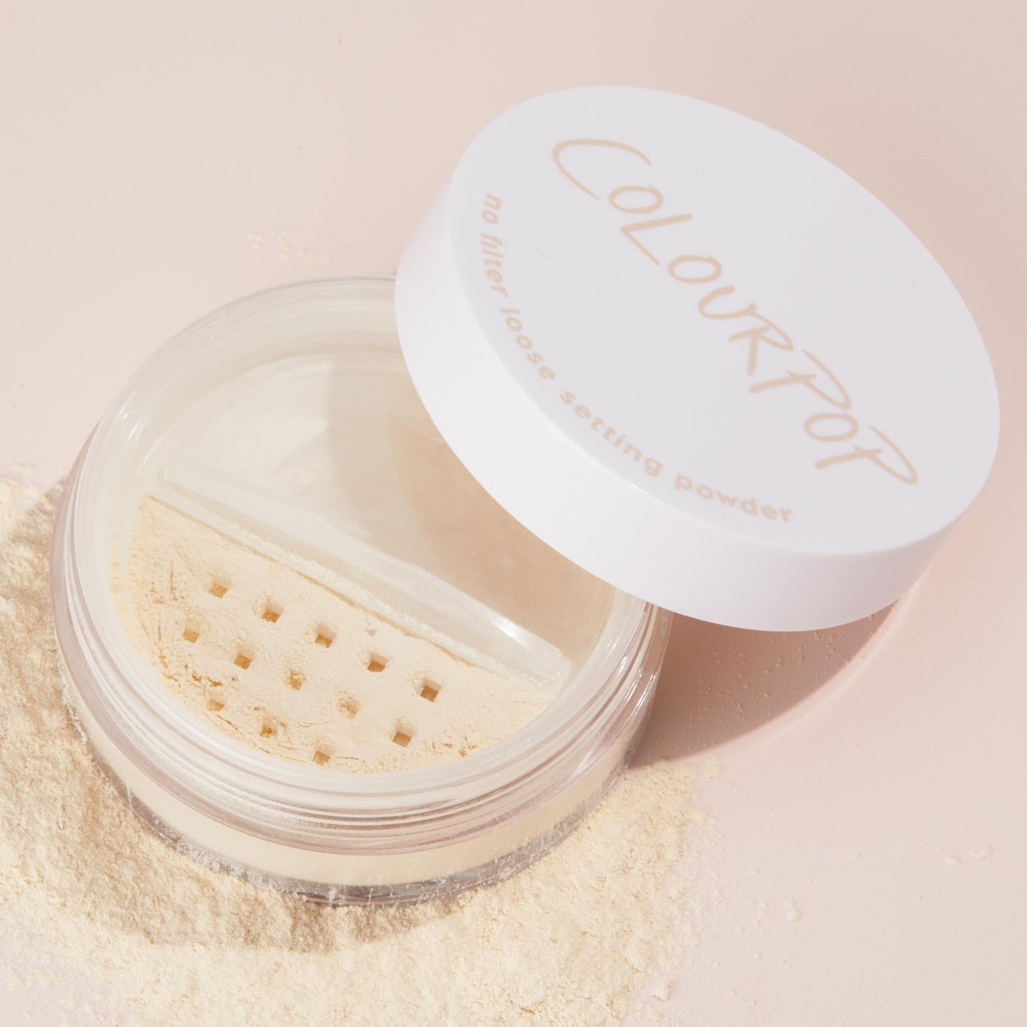 ColourPop No Filter Loose Setting Powder - Translucent Setting Powder with a Soft-Matte Finish - Sets Face Makeup for Long-Lasting Wear - 100%