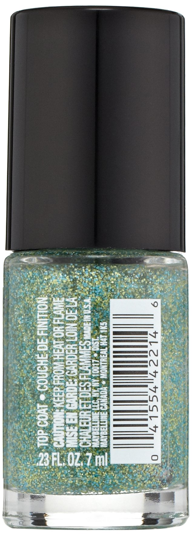 Maybelline New York Color Show Veils Nail Lacquer Top Coat, Teal Beam, 0.23 Fluid Ounce Beauty & Personal Care MAYBELLINE