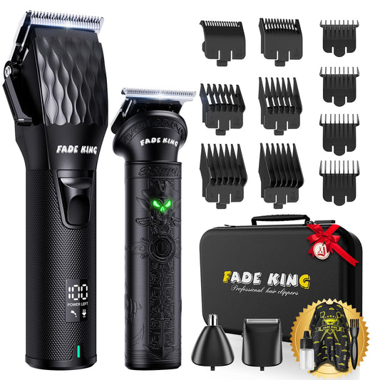 FADEKING® Professional Hair Clippers for Men, Cordless Hair Cutting Kit Beauty and Personal Care FADEKING Default Title